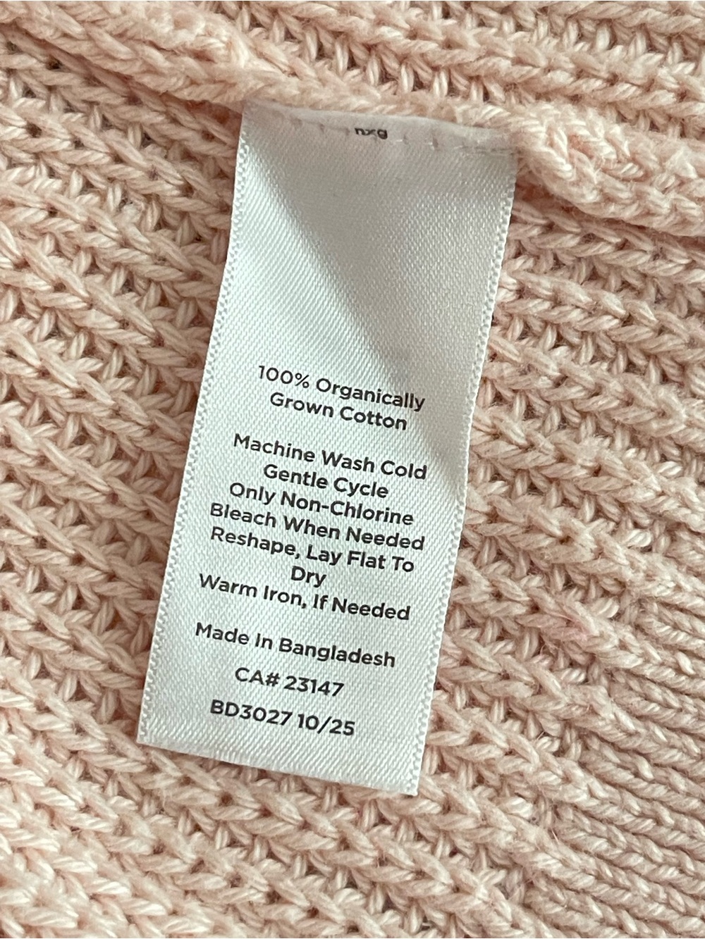 Haven Well Within Organic Cotton
Shaker Stitch Cardigan, - Picture 7 of 7